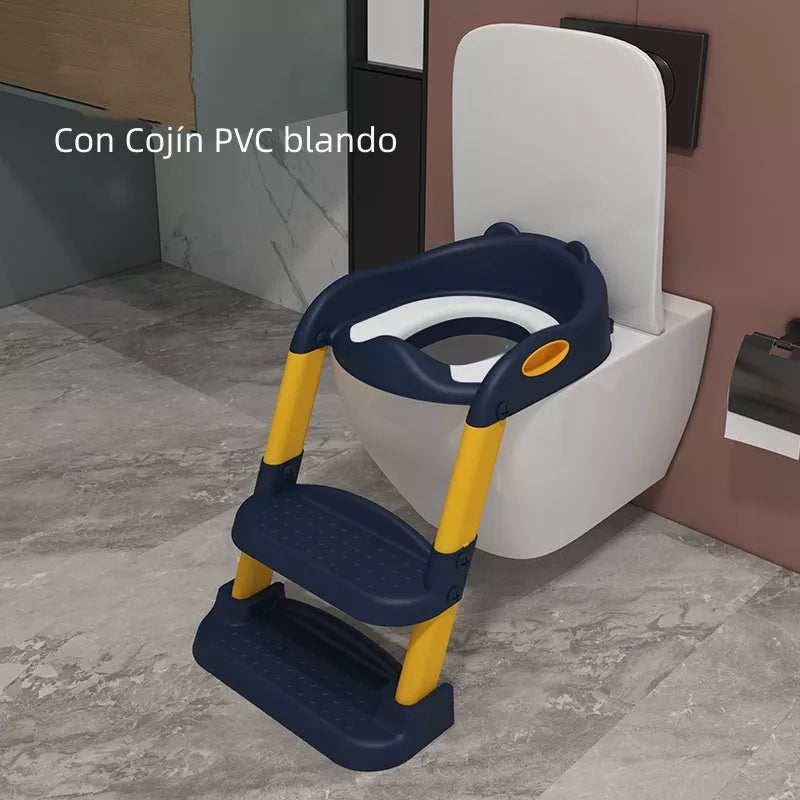 Adaptador Baño con Escalera para Niños