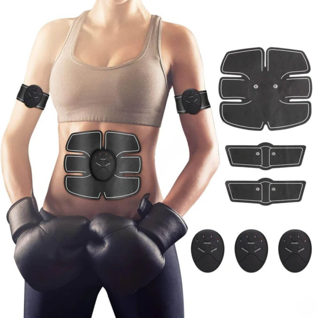 Electroestimulador EMS™ - Pack Abdominales, Brazos y Muslos